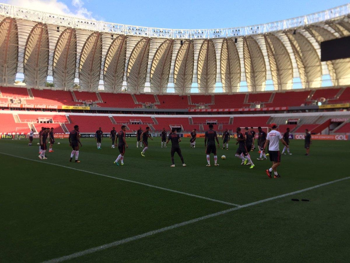 Inter treinou no Beira-Rio na tarde desta sexta