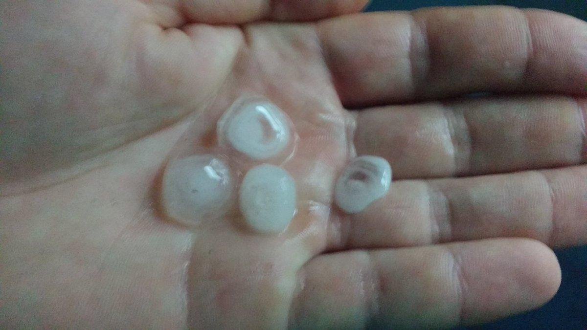Granizo atingiu Bar&atilde;o do Triunfo