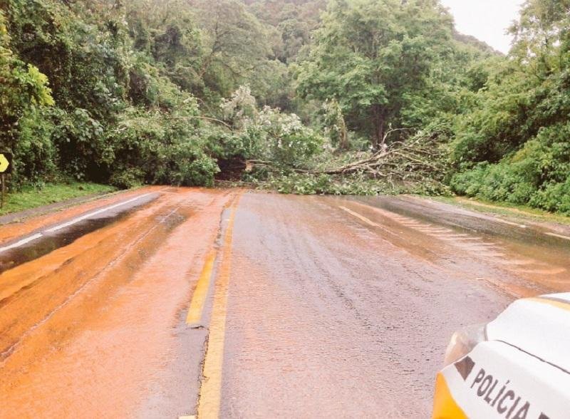 ERS 129 km 89/90, em Mu&ccedil;um, totalmente interditada