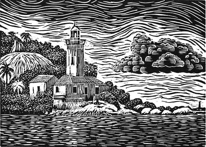 Desenhos reinterpretam lugares por onde Osvaldo Bins Ely passou