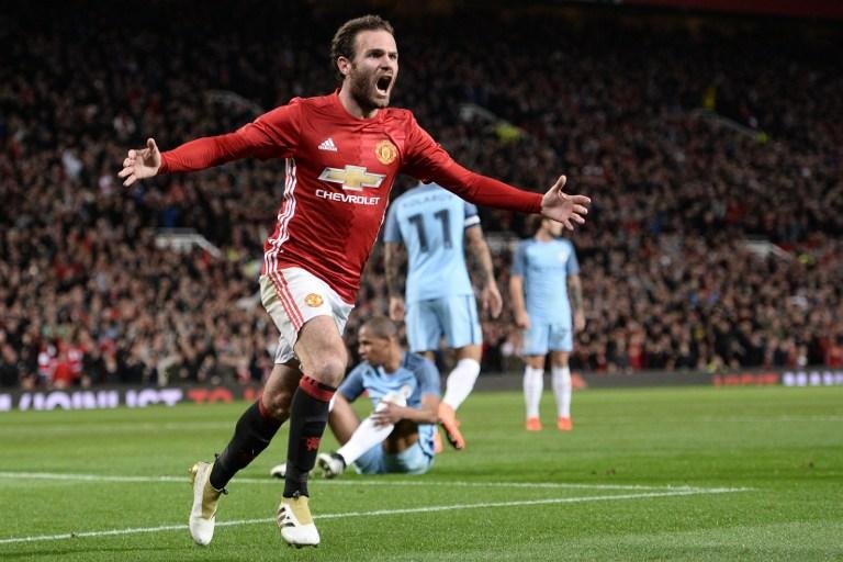 Mata marcou o gol da vit&oacute;ria do United sobre o City
