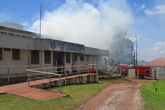 Albergue do pres&iacute;dio de Carazinho foi atingido por inc&ecirc;ndio, mas ningu&eacute;m ficou ferido