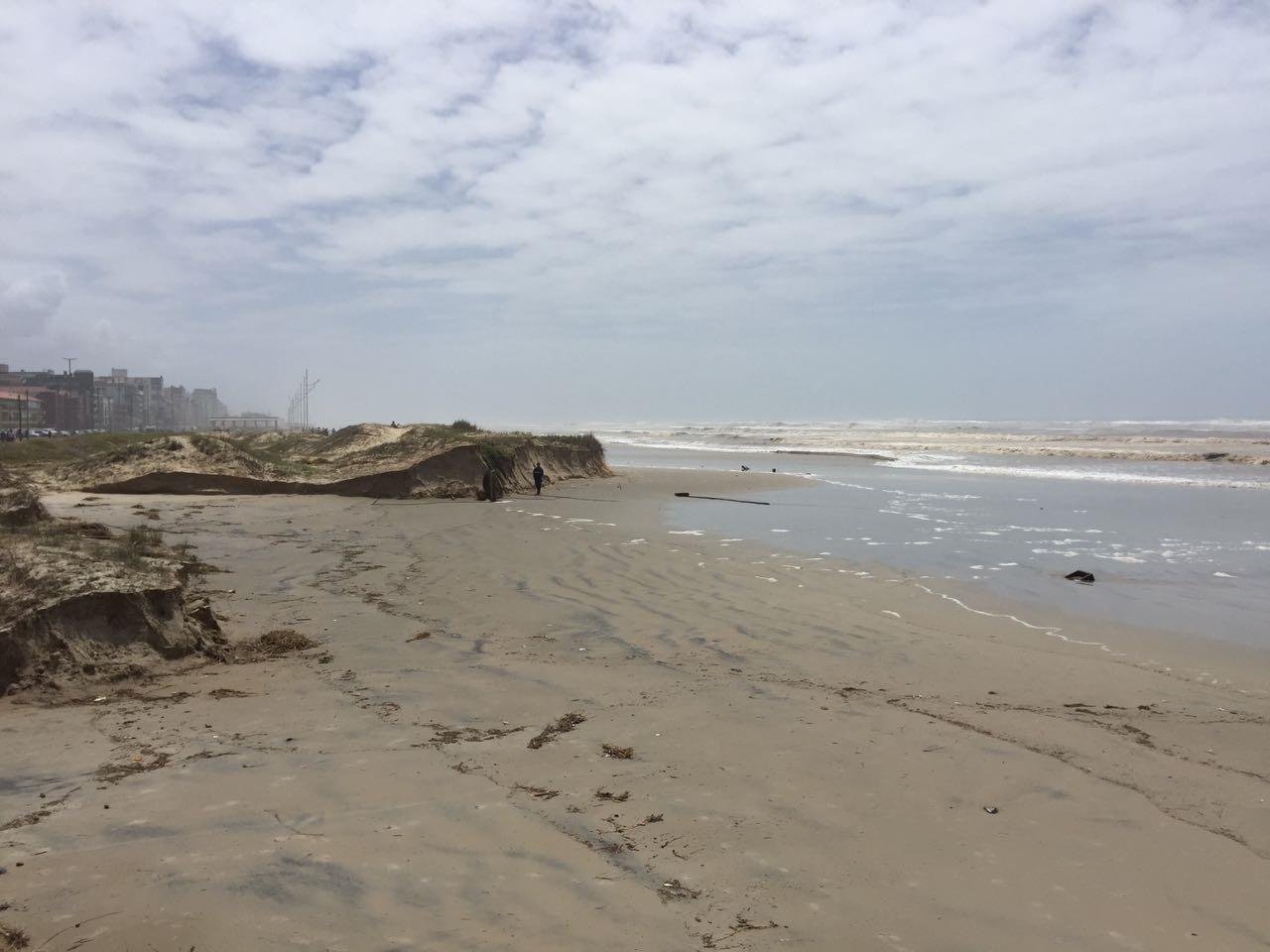 Mar de Cap&atilde;o da Canoa voltou a normalizar neste s&aacute;bado