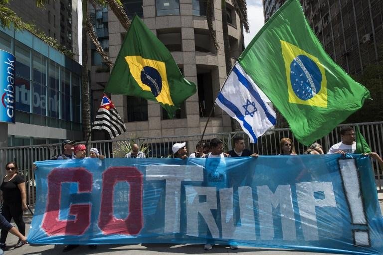 Brasileiros v&atilde;o &agrave;s ruas em SP para apoiar Trump
