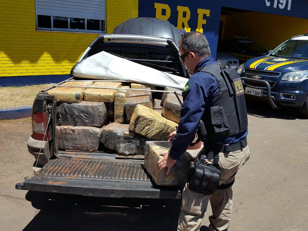 PRF apreende cerca de meia tonelada de maconha em Lajeado