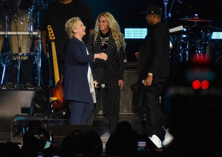 Beyonc&eacute; e Jay-Z fazem campanha por Hillary Clinton