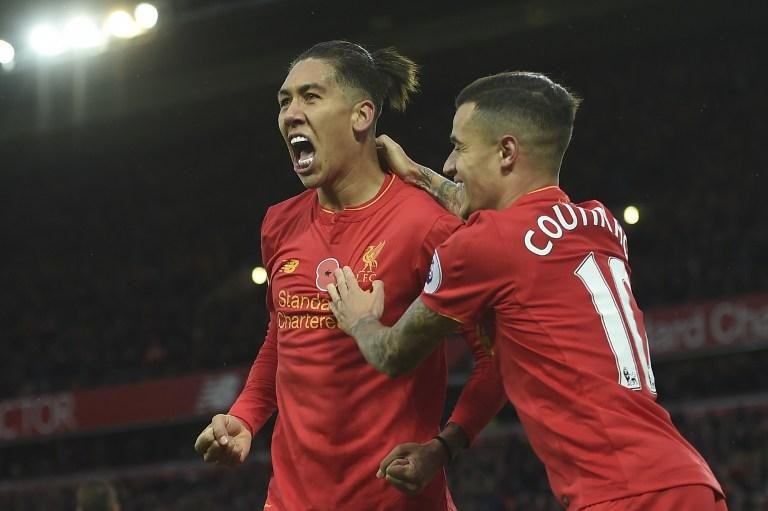 Firmino e Coutinho tiveram bom desempenho no domingo