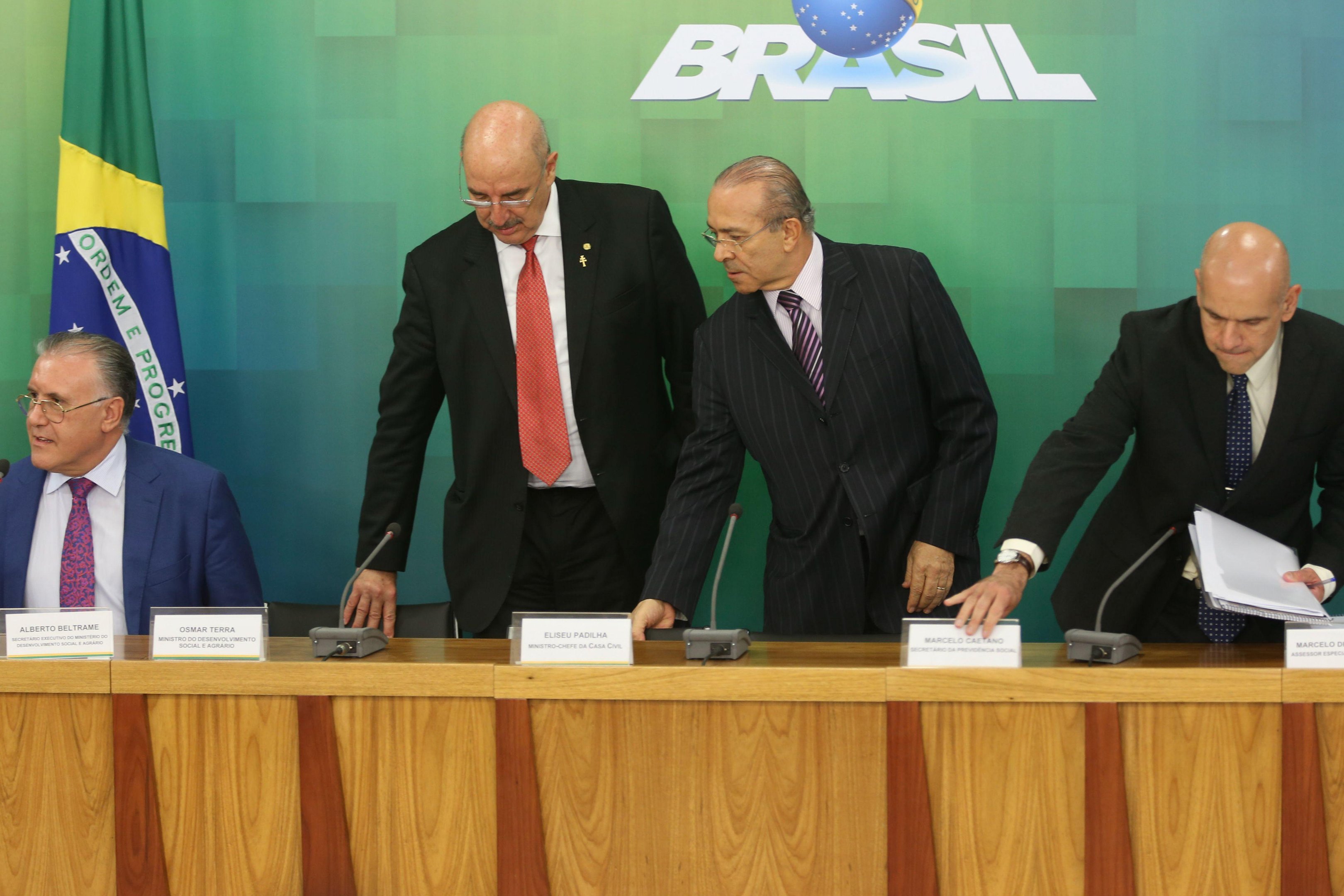 Osmar Terra e Eliseu Padilha fizeram viagens sem justificativa na agenda oficial