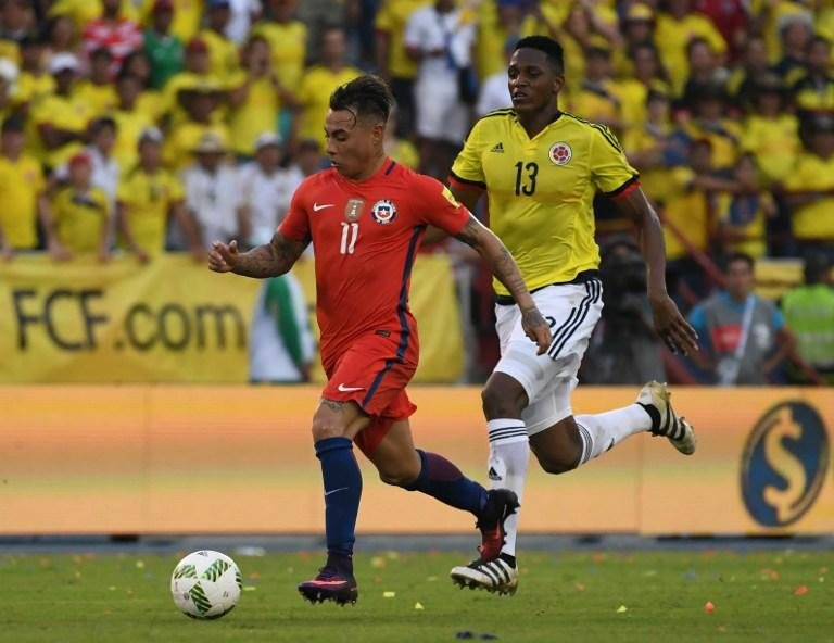 Col&ocirc;mbia n&atilde;o sai do zero com Chile em casa nas eliminat&oacute;rias