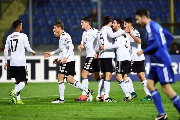 Alemanha faz 8 a 0 em San Marino e segue com 100% nas Eliminat&oacute;rias 