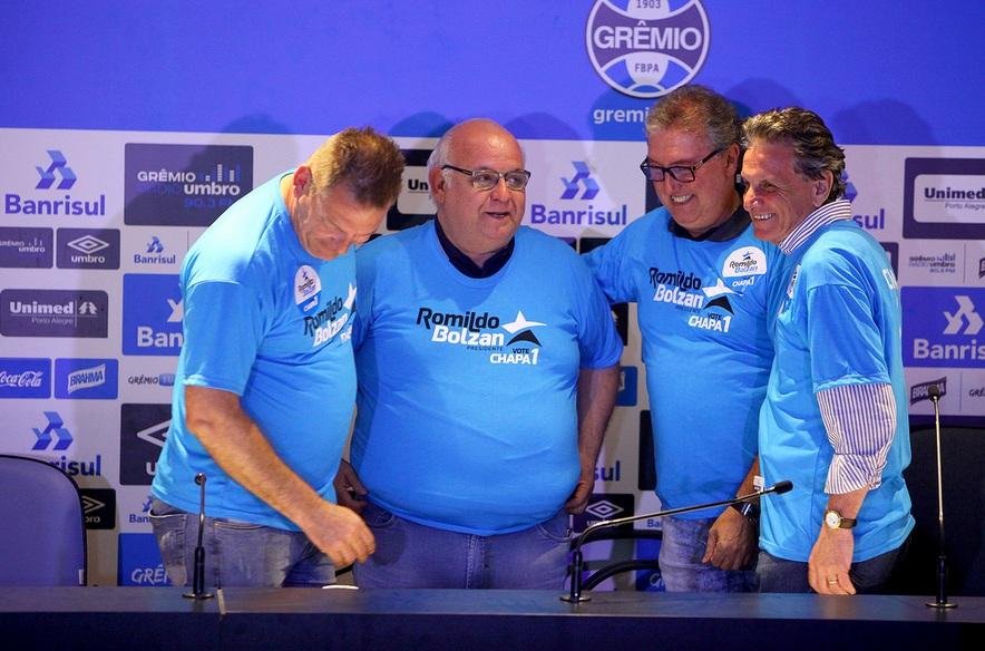 Romildo Bolzan &eacute; reeleito presidente do Gr&ecirc;mio	