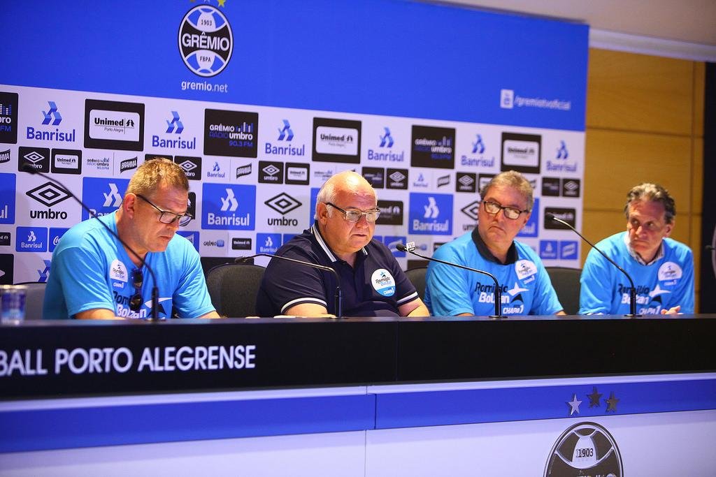 Presidente reeleito do Gr&ecirc;mio pretende manter jogadores promissores e o t&eacute;cnico Renato Portaluppi