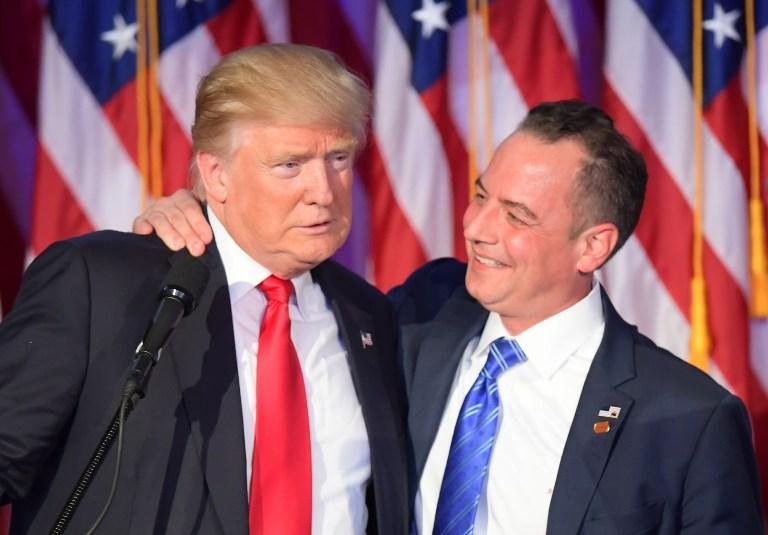 Trump anuncia Reince Priebus como chefe de gabinete na Casa Branca