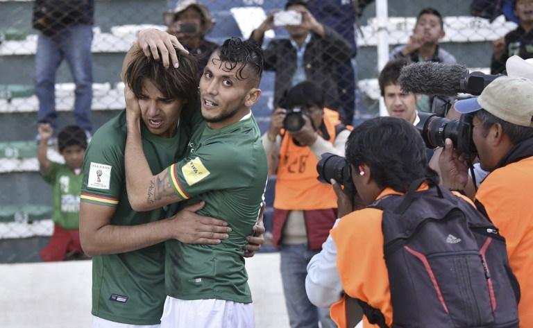 Em La Paz, Marcelo Moreno fez o &uacute;nico gol da partida