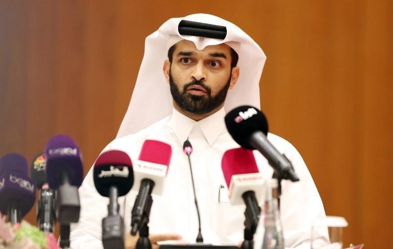 Secret&aacute;rio-geral da Copa Catar 2020, Hassan al-Thawadi, concedeu entrevista coletiva para dar a vers&atilde;o do pa&iacute;s