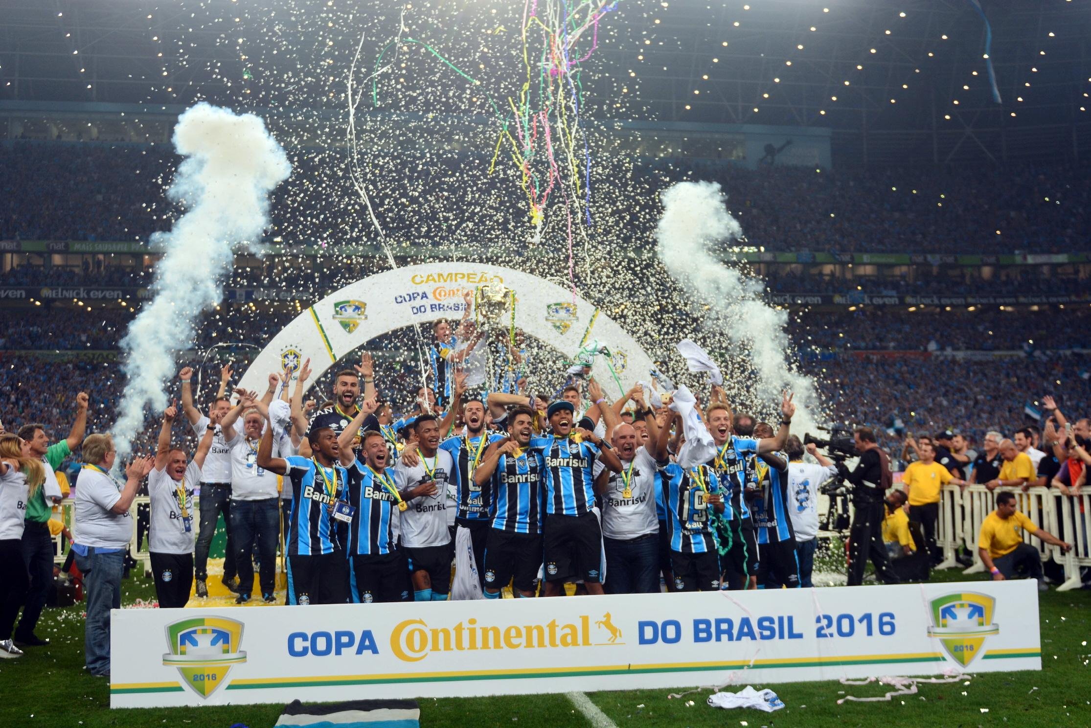 Gr&ecirc;mio conquista a Copa do Brasil 2016 na Arena