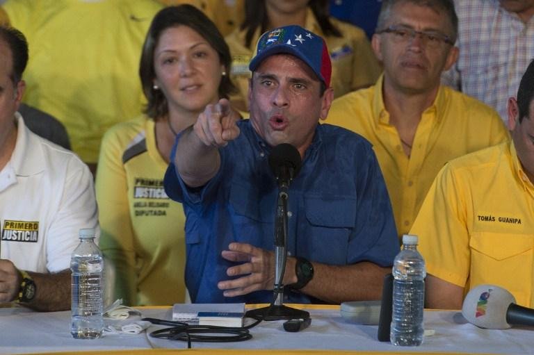 Partido de Capriles busca apoio popular antes de terceira rodada de negocia&ccedil;&otilde;es com governo Maduro