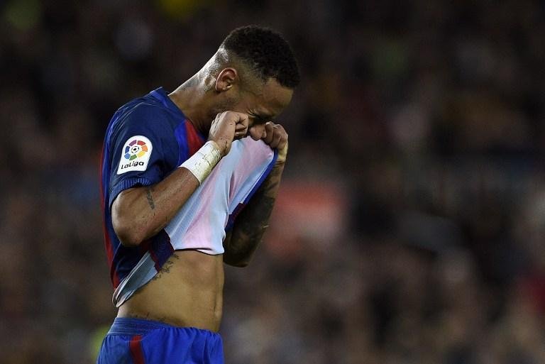 Neymar n&atilde;o conseguiu levar o Barcelona a vit&oacute;ria