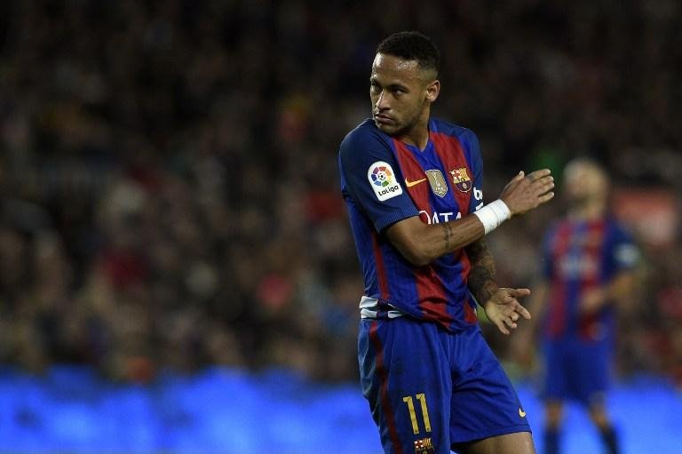 &Uacute;nico jogador brasileiro entre os listados &eacute; Neymar, atacante do Barcelona