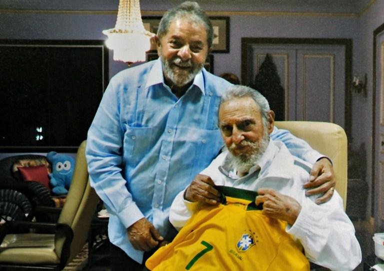 Lula lamentou a morte de Fidel Castro