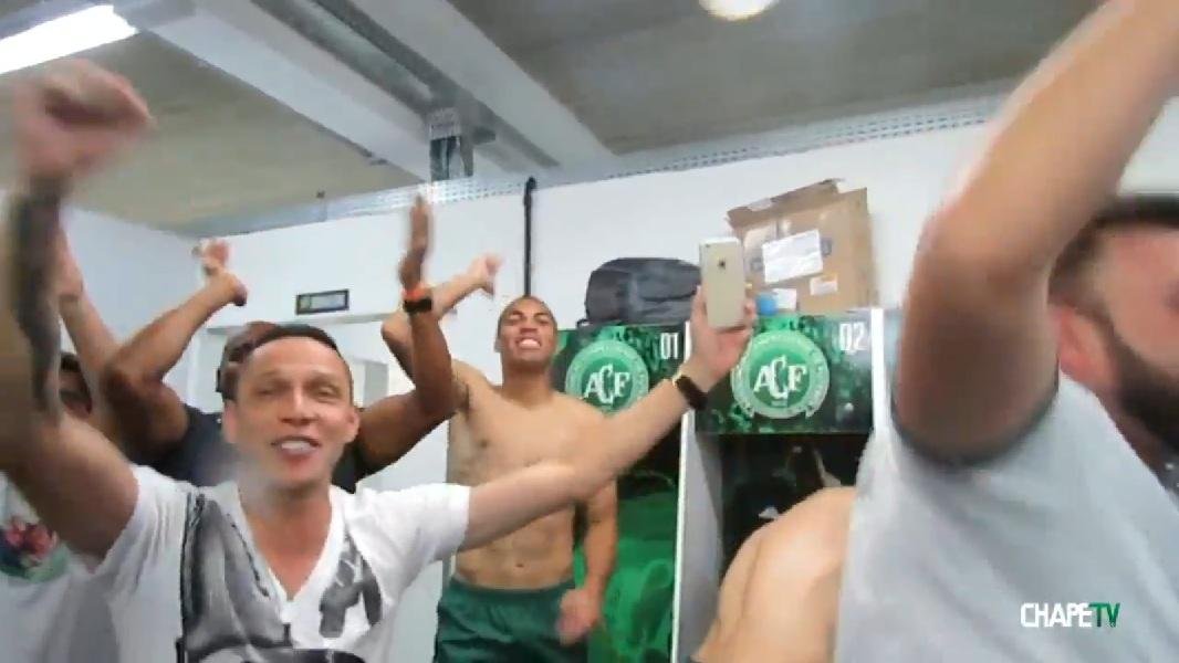 Chapecoense divulga v&iacute;deo do time ap&oacute;s classifica&ccedil;&atilde;o &agrave; final da Sul-Americana