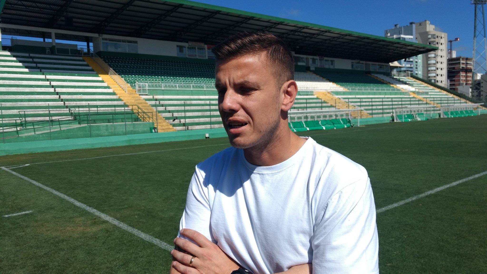 Marcelo Boeck quer continuar o legado deixado pelos jogadores da Chapecoense