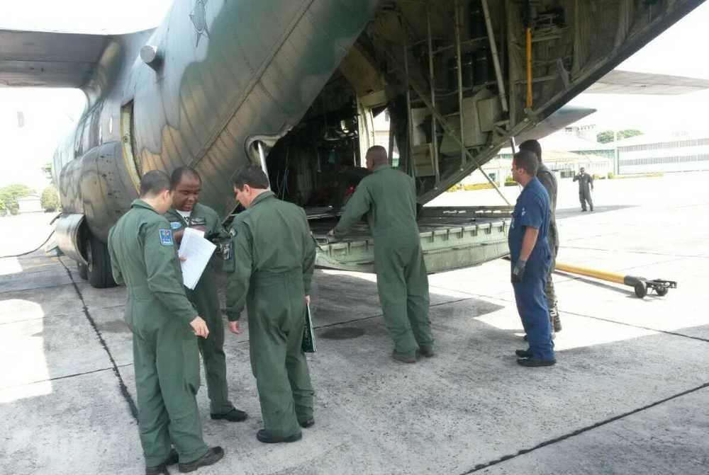 FAB enviou tr&ecirc;s C-130 para ajudar no traslado