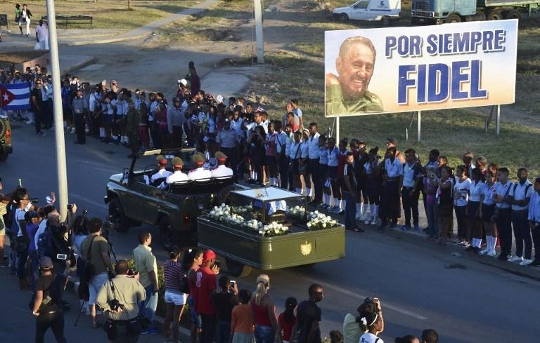 Funeral de Fidel Castro come&ccedil;a em Santiago de Cuba