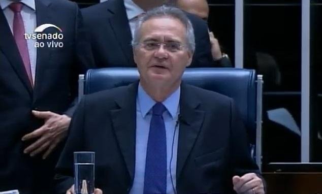 Renan preside primeira sess&atilde;o ap&oacute;s decis&atilde;o do STF 