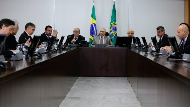 Participaram do encontro os ministros Eliseu Padilha, Henrique Meirelles e Dyogo Oliveira