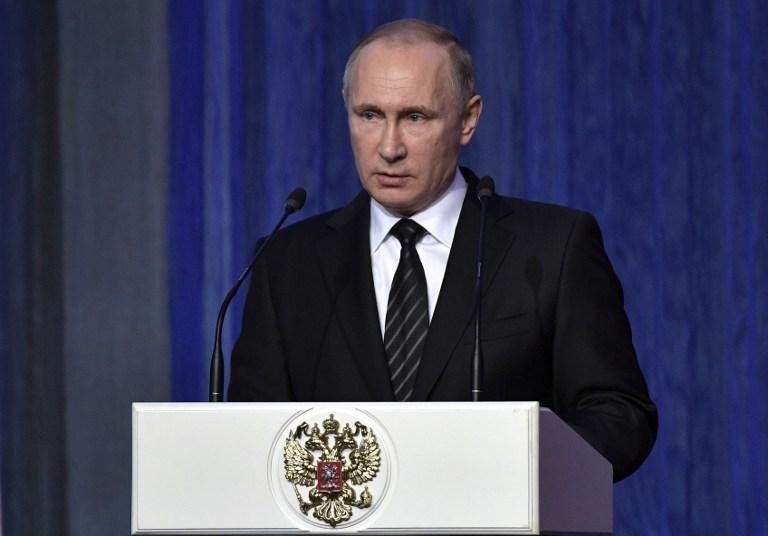 Putin ordena que servi&ccedil;os secretos reforcem seguran&ccedil;a na R&uacute;ssia e no exterior