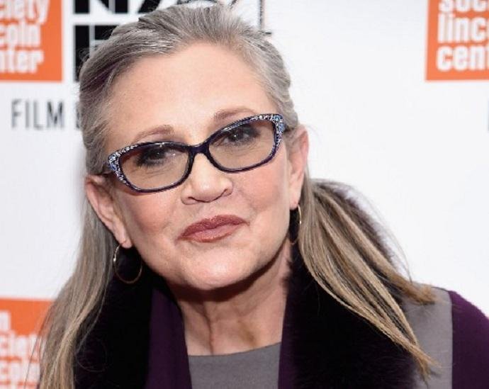 Eternizada pelo papel de Princesa Leia, Carrie tinha 60 anos