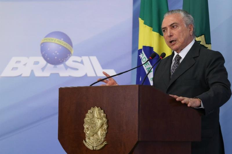 Temer diz que governo enfrentou e resolveu as quest&otilde;es sociais