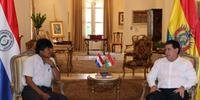Evo Morales está no Paraguai para uma visita oficial ao presidente Horacio Cortes