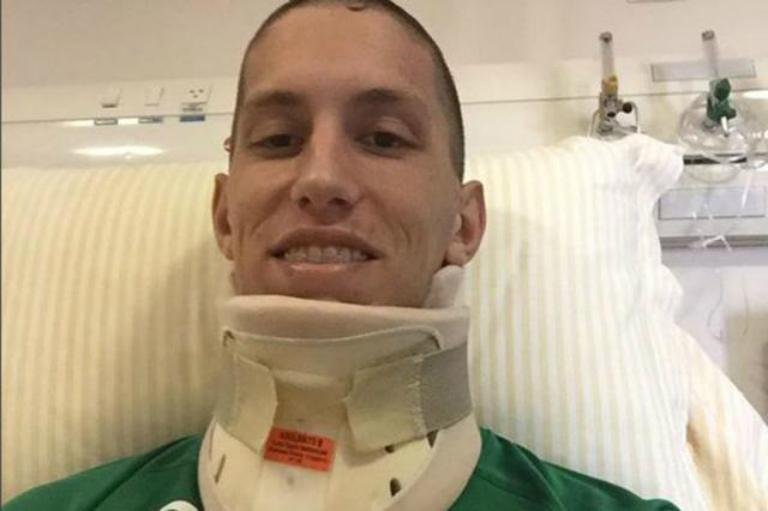 Atleta realizou uma fus&atilde;o &oacute;ssea da articula&ccedil;&atilde;o do tornozelo 