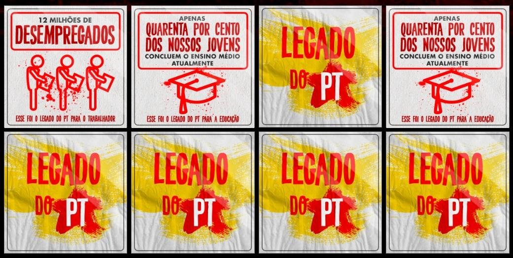 PSDB lan&ccedil;a na internet jogo da mem&oacute;ria com "legado do PT"
