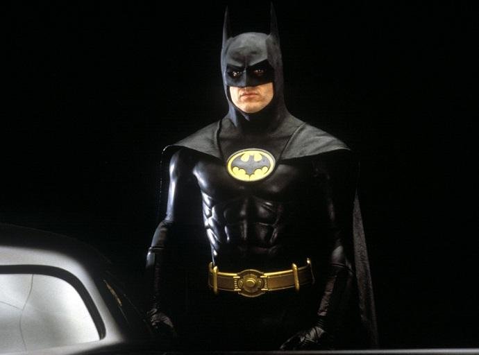 Keaton em cena de  "Batman" (1989)