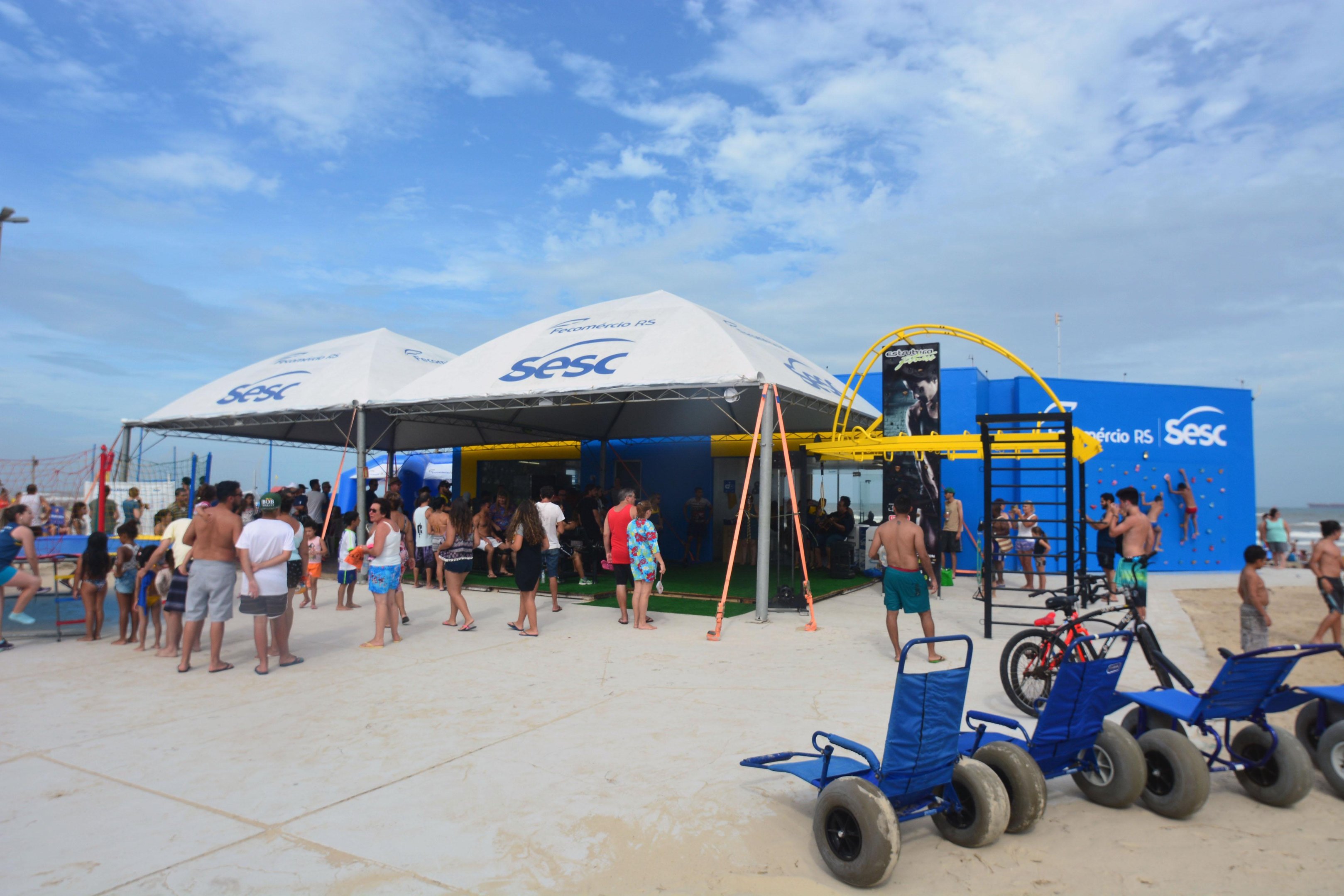 Casa Esta&ccedil;&atilde;o Ver&atilde;o Sesc tem lazer, esporte, cultura e sa&uacute;de em Tramanda&iacute;