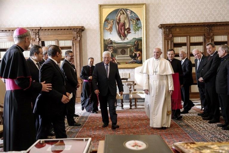 Papa recebe Mahmud Abbas que inaugura embaixada palestina no Vaticano