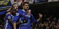 Diego Costa marcou um dos dois gols do Chelsea neste domingo