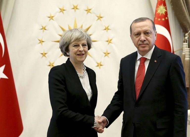 Primeira-ministra se reuniu com o presidente turco Recep Tayyip Erdogan