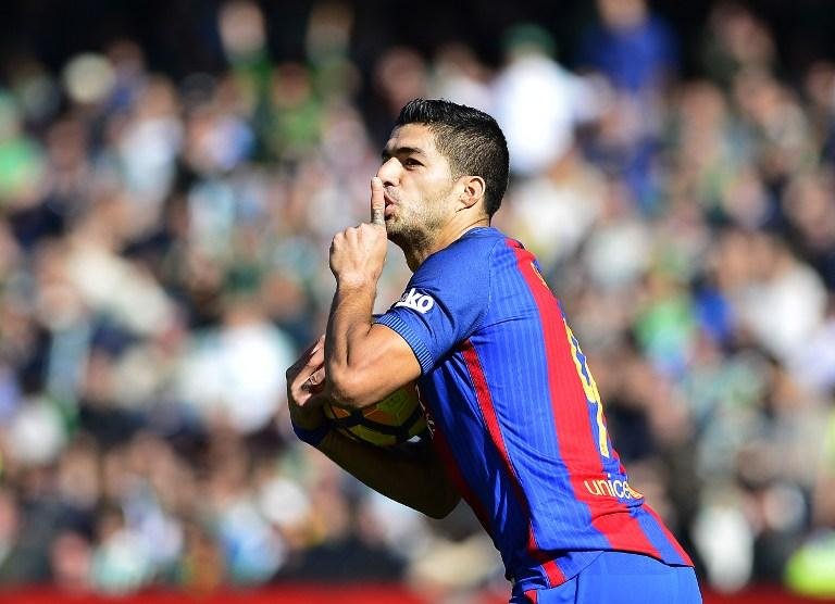 Su&aacute;rez salvou o Bar&ccedil;a da derrota para o B&eacute;tis