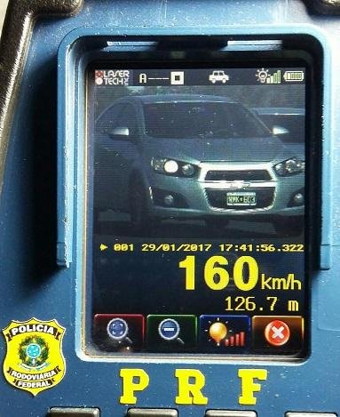 PRF flagra quase 4 mil ve&iacute;culos acima da velocidade neste final de semana