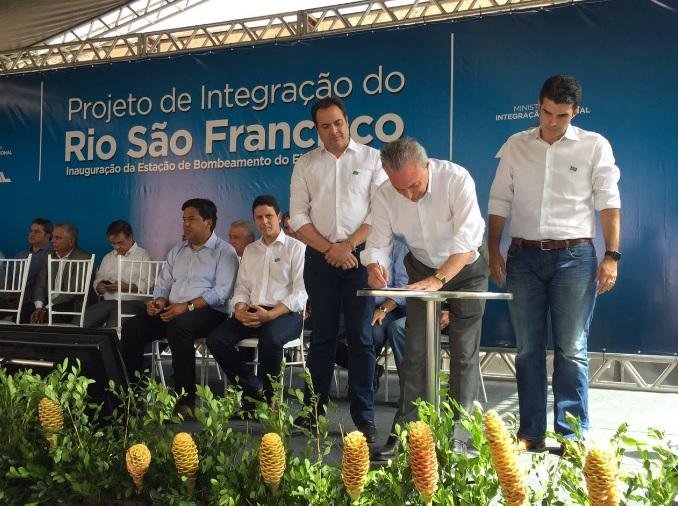 A nova estrutura vai impulsionar a &aacute;gua por mais 60 quil&ocirc;metros
