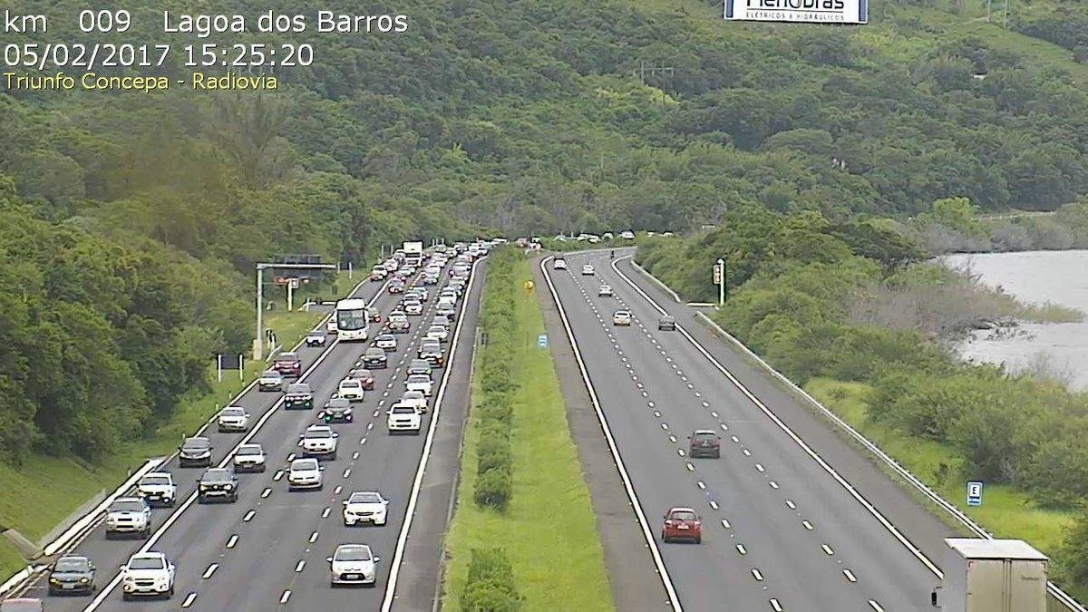Movimenta&ccedil;&atilde;o &eacute; intensa na freeway para o retorno do Litoral