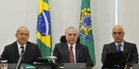 Alexandre de Moraes viajou para se reunir com o presidente Temer