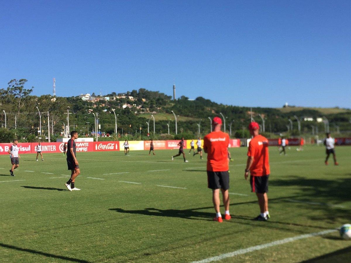 Treino deixou d&uacute;vidas sobre time do Inter para pegar o Fluminense
