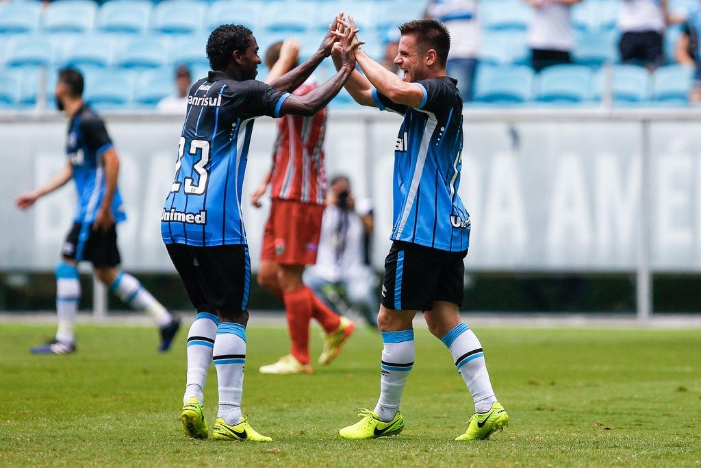 Ramiro marcou o gol da vit&oacute;ria do Gr&ecirc;mio sobre o Passo Fundo
