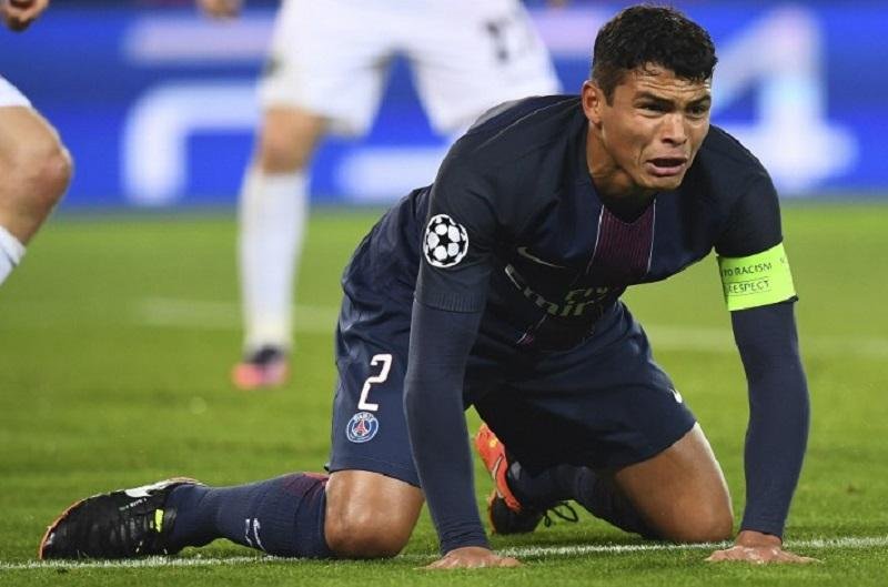 Zagueiro brasileiro, Thiago Silva, est&aacute; fora da partida desta ter&ccedil;a