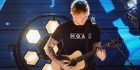 Ed Sheeran durante apresentação no Grammy
